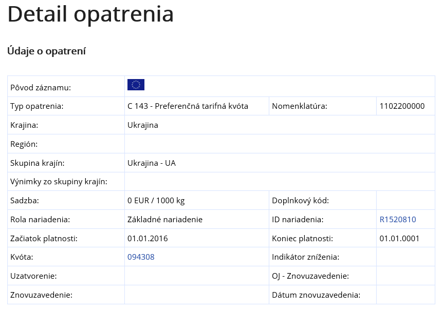 Obrazovka: Opatrenia