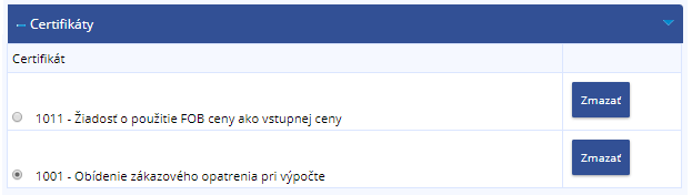 Obrázok: Certifikáty Obrázok: Certifikáty