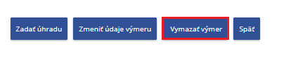 Obrázo: Tlačidlo Vymazať výmer
